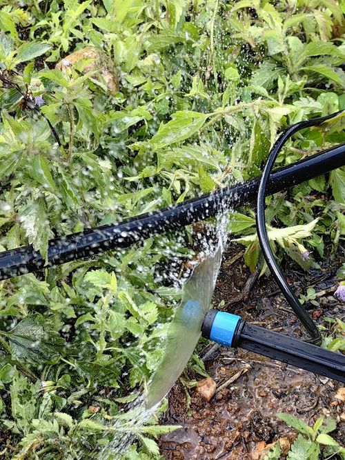 50‑Pack Adjustable Flow Stake Drip Sprinkler Emitters
