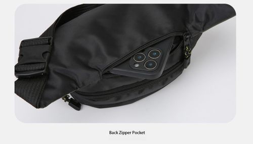 Unisex Water‑Resistant Multi‑Purpose Waist Bag, Adjustable Crossbody Chest Fanny Pack with Multiple Pockets