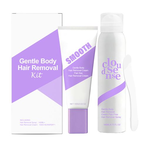 Bikini Pain-Free Hair Removal Cream for Sensitive Skin, Hypoallergenic Formula-Gentle & Fast-Acting Depilatory with Citrus Scent, Aloe & Hyaluronic Acid for Soothing Care, Suitable for Men & Women