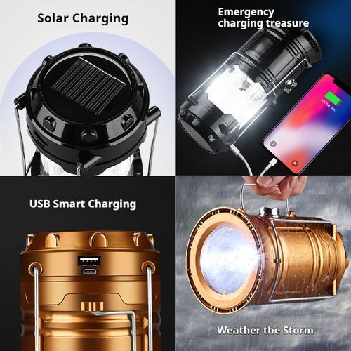 2pcs Hanging Solar LED Emergency Lamp USB Charging Bulb For Home Rural Blackout Kenya