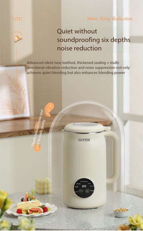 Multi-functional Quiet Soy Milk Maker Filter-Free No Soak Needed Smart Blender for Home Kenya