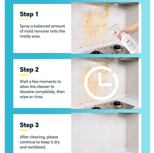 Multi-Purpose Kitchen Bathroom Cleaner Spray Deep Cleaning Oil Stain Mold Remover 500ml for Home Kenya