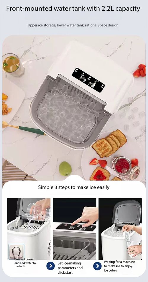Portable Countertop Ice Maker Machine Fast Ice Making with Auto-Clean for Home and Bar Kenya