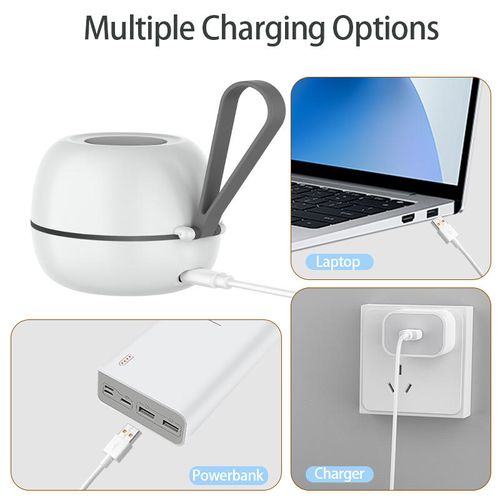 Portable Rechargeable UV Denture Sanitizer 99.9% Sterilization for Dentures Retainers Mouth Guards Jewelry Made Durable Plastic