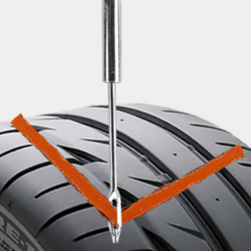 Tubeless Tire Repair Kit Portable Puncture Repair Tool Set with胶条 for Motorcycle Car Kenya