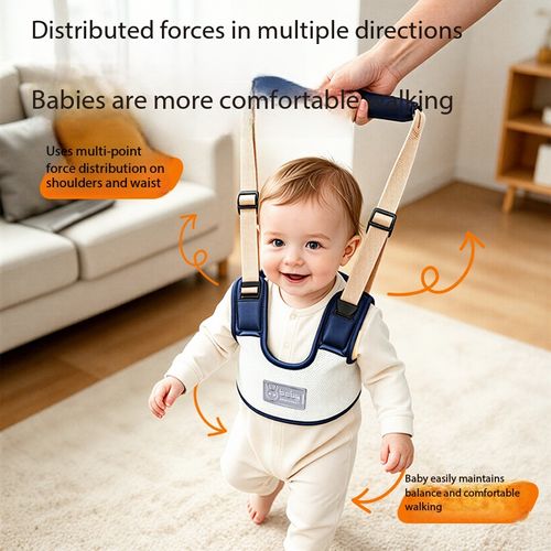 Baby Walking Harness | Breathable Mesh Toddler Walker | Anti-Lost Safety Belt | Waist Support & Fall Protection |   Adjustable | Summer Cool Design