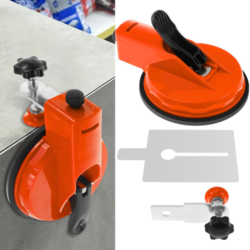 Heavy-duty vacuum suction cup Tile leveling systems, wall installation brackets, tile suction cups, sintered stone seam adjusters clamps, and inner and outer corner levelers.