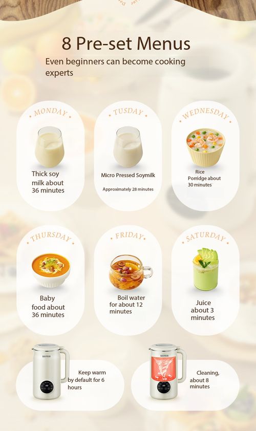 Multi-functional Quiet Soy Milk Maker Filter-Free No Soak Needed Smart Blender for Home Kenya
