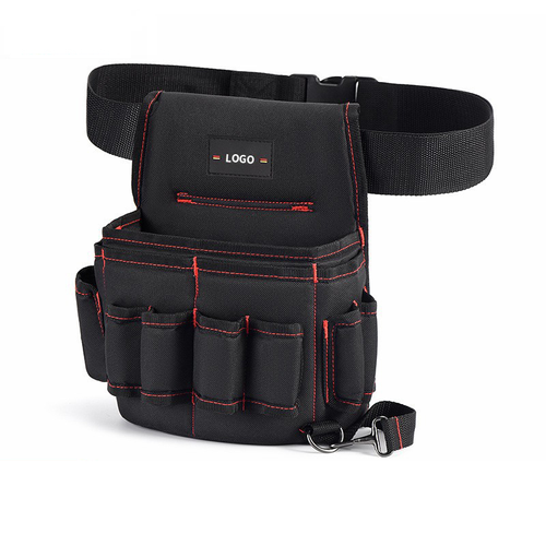 Multi-Pocket Electrician Tool Belt – Waterproof Oxford Cloth Waist Tool Bag | Heavy Duty Construction & Repair Tool  Pouch with Hammer Loop