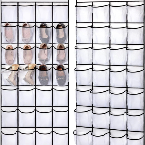 35-Pocket Over Door Shoe Organizer – Large Hanging Storage Bag for Shoes, Clothes & Home Items | Big Space Saver for   Bedroom & Closet