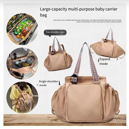 Multi-pocket storage single and double shoulder backpack