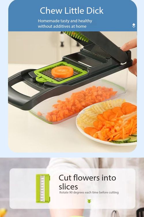 15-Piece Multifunctional Vegetable Cutter Slicer Grater Set with Container for Kitchen Kenya