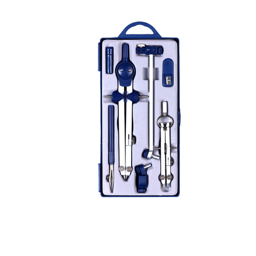 Student Supplies Kit (7-piece technical drawing kit, multi-function calculator, and 12 water-based pens)