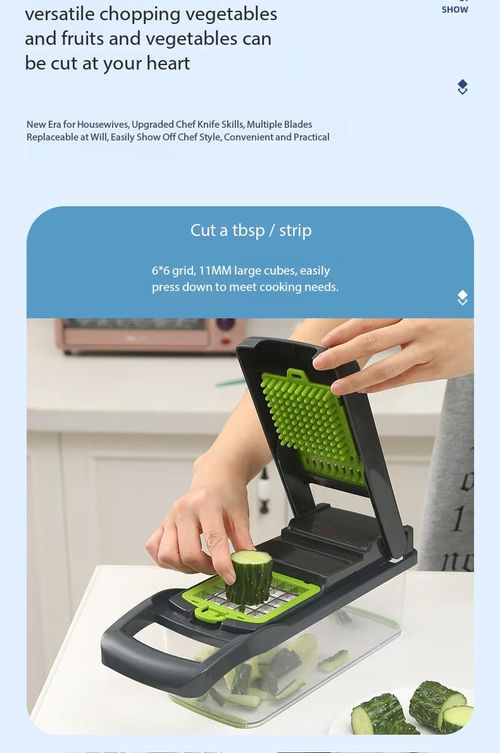 15-Piece Multifunctional Vegetable Cutter Slicer Grater Set with Container for Kitchen Kenya