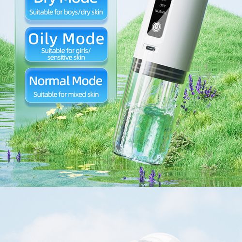 Portable Hot Compress Pore Cleanser 4 Modes Blackhead Remover Device Type-C Charging for Kenya Beauty