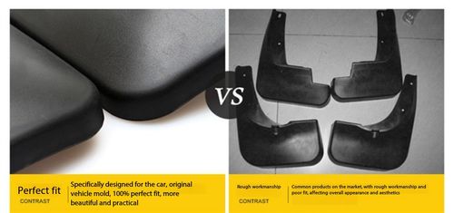 Universal Car Mud Flaps 4-Piece Set Soft Plastic Splash Guards Durable Mudguards for Auto Kenya