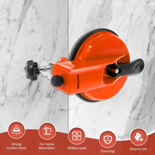Heavy-duty vacuum suction cup Tile leveling systems, wall installation brackets, tile suction cups, sintered stone seam adjusters clamps, and inner and outer corner levelers.