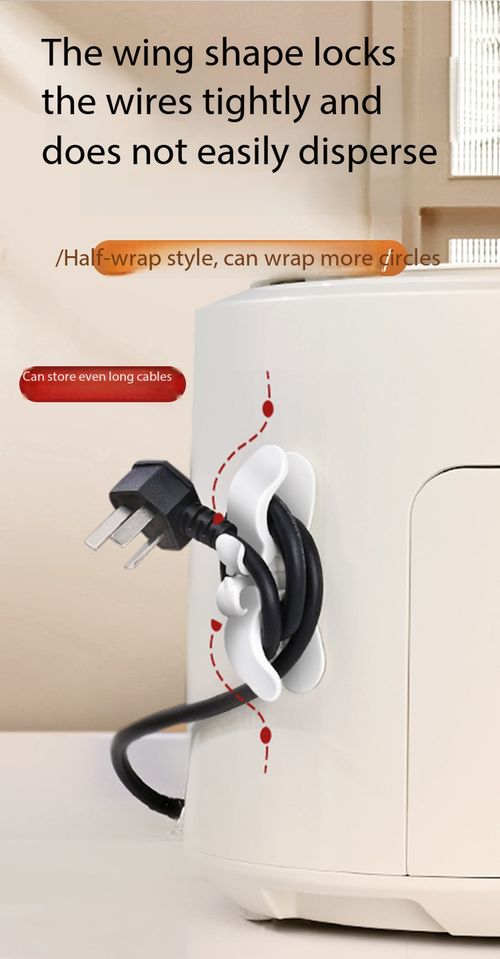 10 Pack Self-Adhesive Cable Organizers Cord Holders