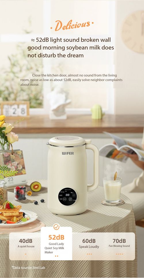 Multi-functional Quiet Soy Milk Maker Filter-Free No Soak Needed Smart Blender for Home Kenya