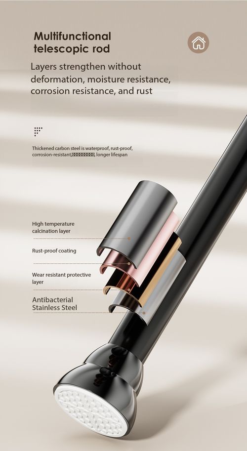 No-Drill Telescopic Tension Rod Adjustable Curtain Shower Clothes Drying Pole for Home Closet Kenya