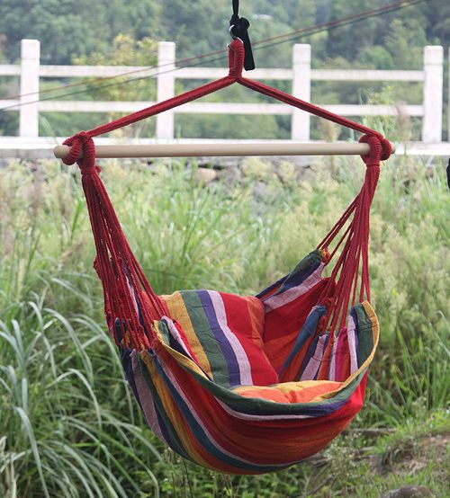 Hanging Hammock Chair Swing with 2 Free Pillows Indoor Outdoor Portable Seat for Adults Kids Kenya