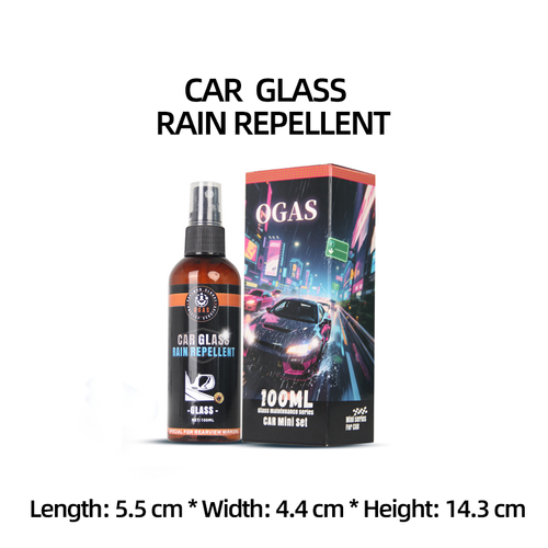 Car Windshield Anti Fog Kit  2 Piece Set: Window, Rearview, and Side Mirror Defogger + Hydrophobic Rain Repellent Spray
