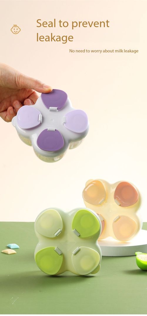 Portable 4-Compartment Baby Formula Dispenser