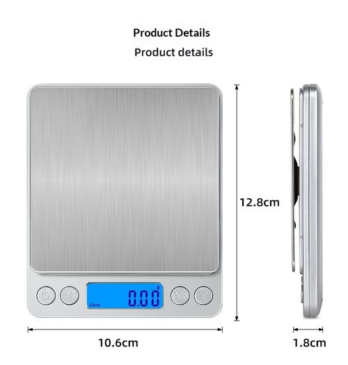 High-Precision Electronic Scale with Smart Automatic Timer (0.01g – 3000g)