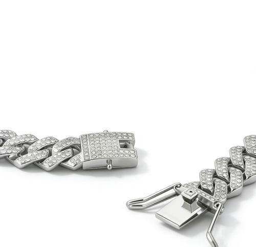 Full Rhinestone Hip Hop Necklace