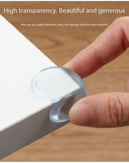30Pcs Clear Silicone Corner Protectors