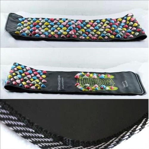 Detachable Foot Massage Mat 170×35cm, Reflexology Cobblestone Walk Mat