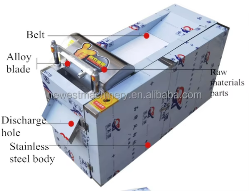 Multifunctional Cutting Slicing Machine with Alloy Blades, Adjustable Cutting Thickness, Commercial Herb Root Vegetable Chopper for Chinese Medicinal Herbs, Spices, Greens