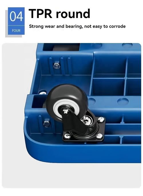 Heavy Duty Extendable Folding Trolley 6 Silent TPR Wheels Portable Cargo Cart for Home Office Market Kenya
