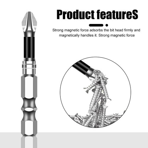12Pcs Anti-Slip Magnetic Phillips Screwdriver Bits Set