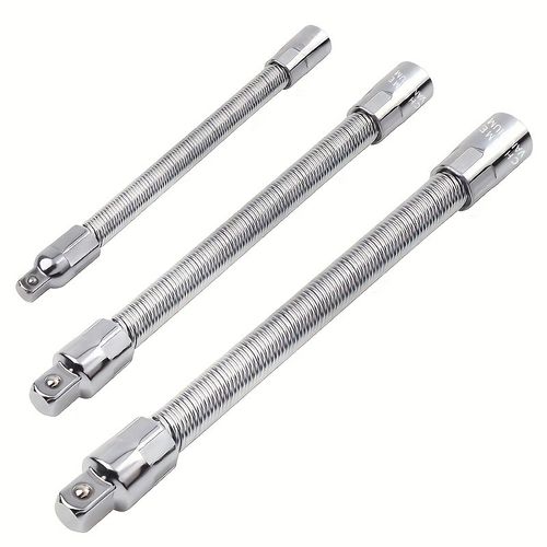 3Pcs Flexible Universal Socket Extension Bar Set