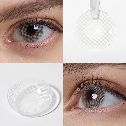 3 styles: Colored contact lenses with a 3D invisible effect (specific to the African style).