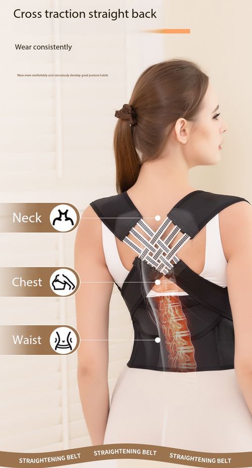 Unisex Adjustable Posture Corrector Back Support Belt