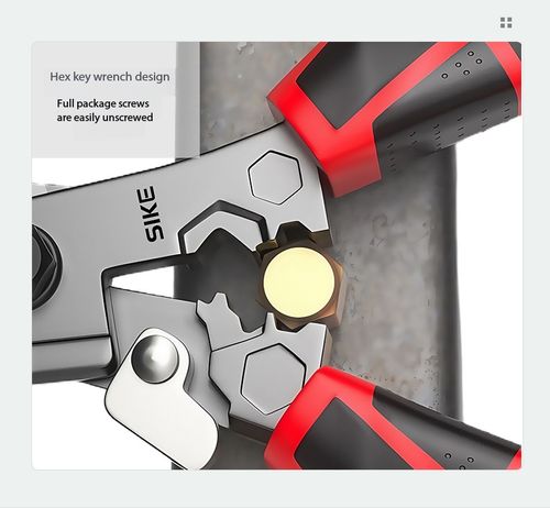 Multifunctional Metal Tin Snips Wire Stripping Electrical Shears