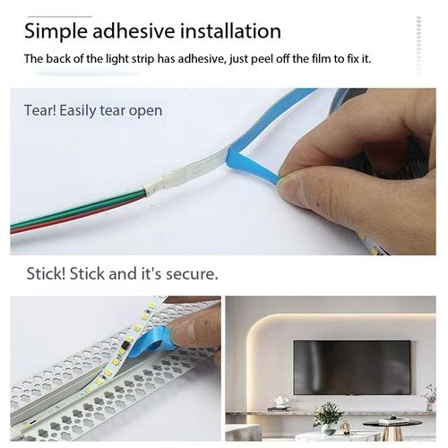 24V Flowing Water LED Strip Light Adhesive Meteor Effect Bar Home Decor Wedding Stage Lighting Kenya