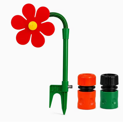 Sun shower head water sprayer, oscillating shower head water sprayer, garden children's play water sprayer