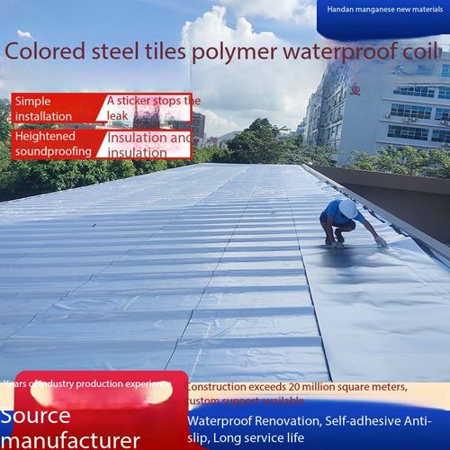 Self-Adhesive Roof Waterproofing Membrane 1m x 20m Metal Iron Tile Roofing Repair Sheet for Kenya