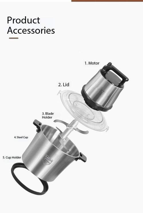 6L Multi‑Function Electric Food Chopper Blender