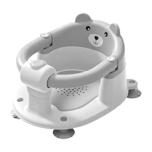 Soft-Rubber Chair Anti - Slipping Bathing Stool For Shower With Ergonomic Curve Preventing Baby From Choking