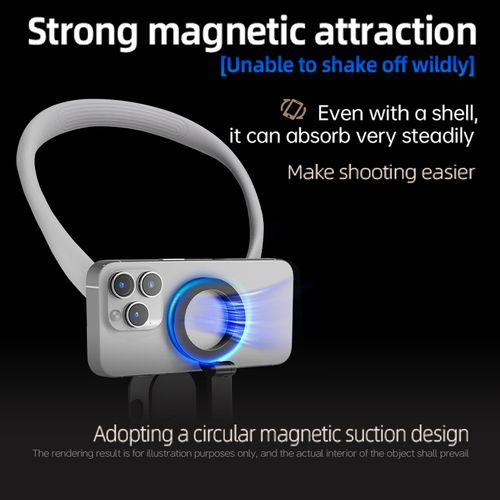 Universal POV Hands-Free Neck & Chest Mount Phone Holder, First Person Shooting Bracket for Video Recording, Vloggers & Content Creators