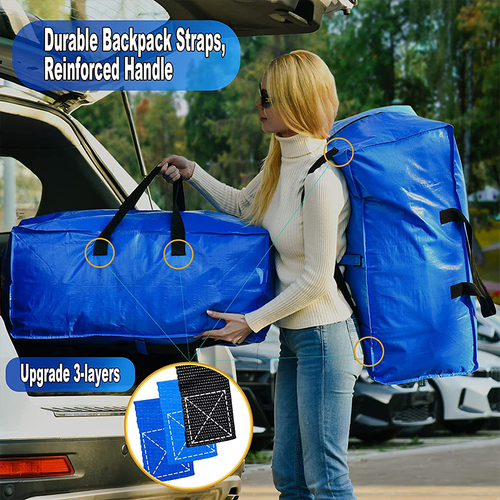 Large Capacity Thickened Woven Storage Bag Moving Travel Duffle Bag for Clothes and Bedding Kenya