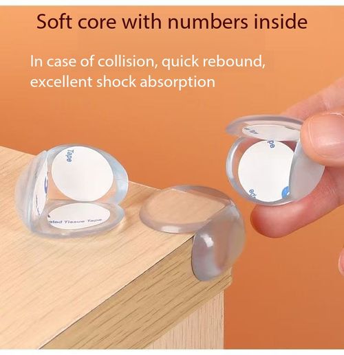 30Pcs Clear Silicone Corner Protectors
