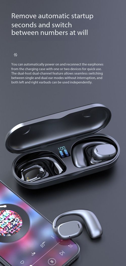 Open-Ear Bluetooth 5.3 Ear-Hook Sports Headphones HiFi Wireless Earbuds Long Battery Life Kenya