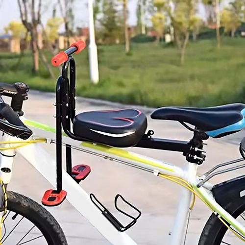 Quick Release Front Mount Kids Bike Seat, Universal Comfort Safe Bicycle Child Seat, Easy Install Toddler Cycling Safety Chair
