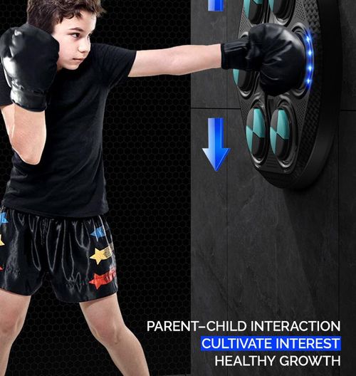 Smart Music Boxing Machine LED Light Boxing Trainer Bluetooth Wall Mount Punching Bag for Home Fitness Kenya