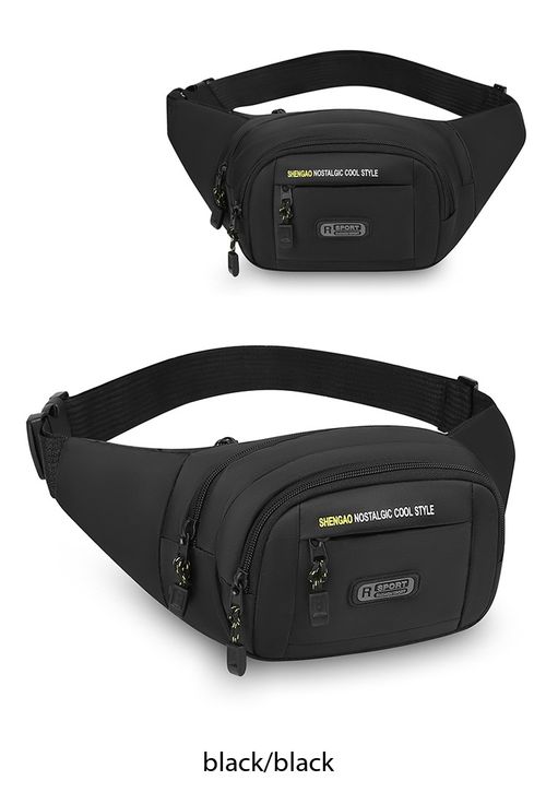 Unisex Water‑Resistant Multi‑Purpose Waist Bag, Adjustable Crossbody Chest Fanny Pack with Multiple Pockets